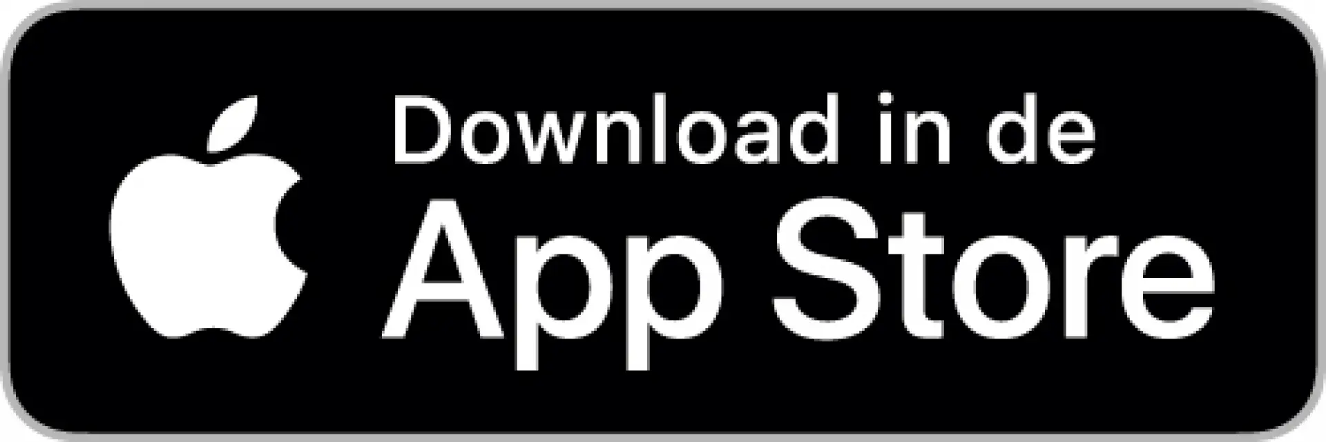 Apple app store download button