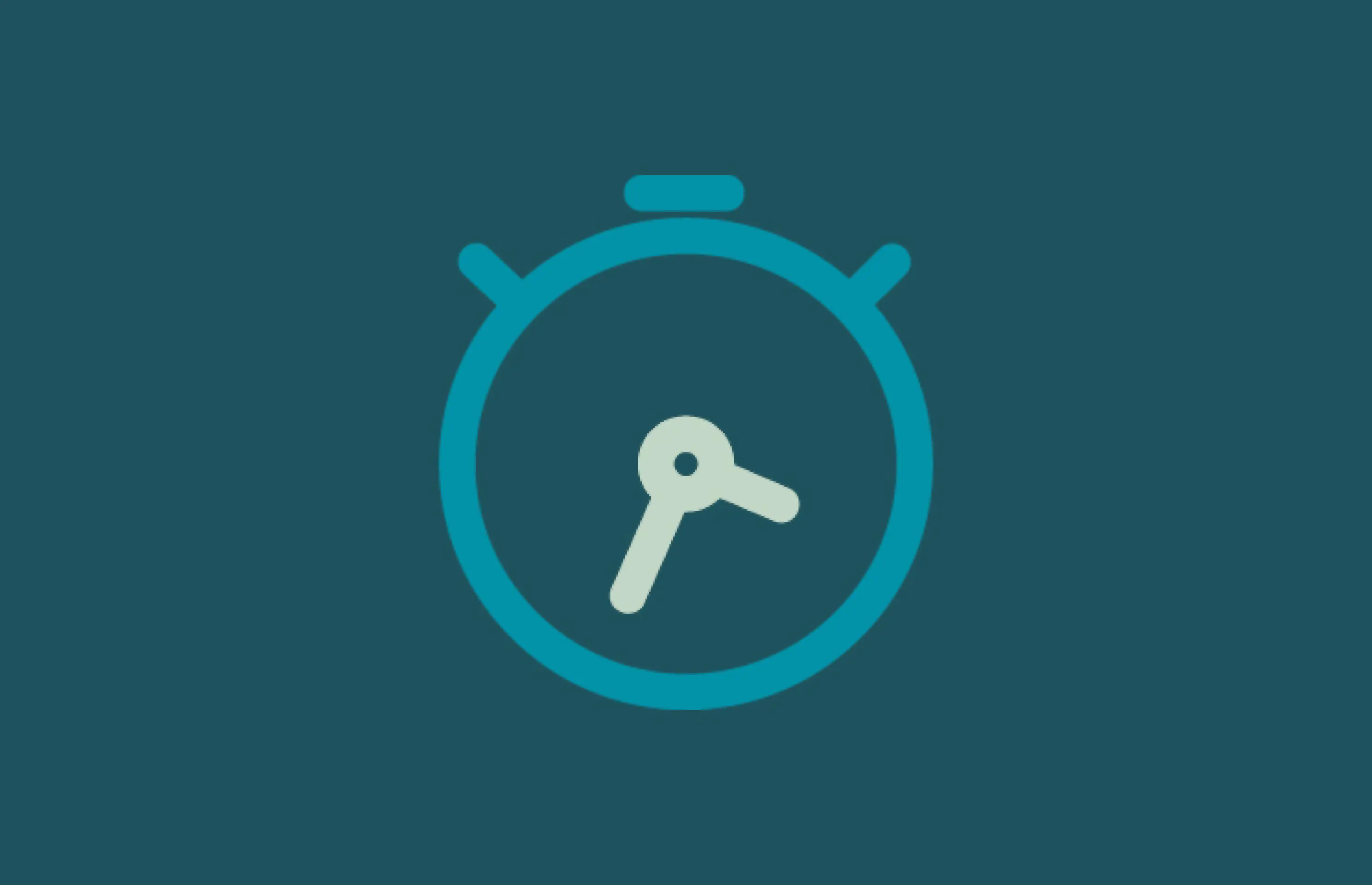 Icoon timer met tijdsaanduiding